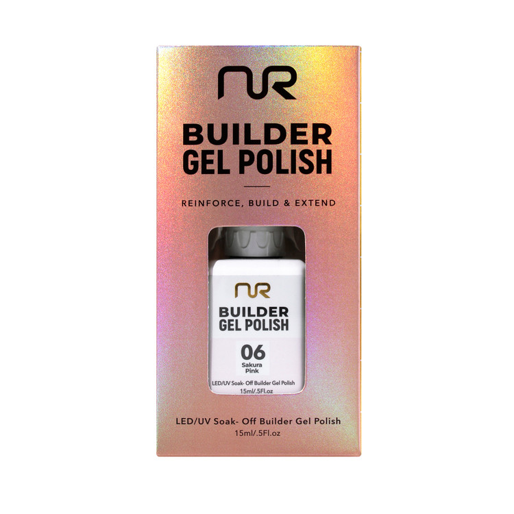 Nurevolution Builder Gel Polish .5oz - 06 Sakura Pink