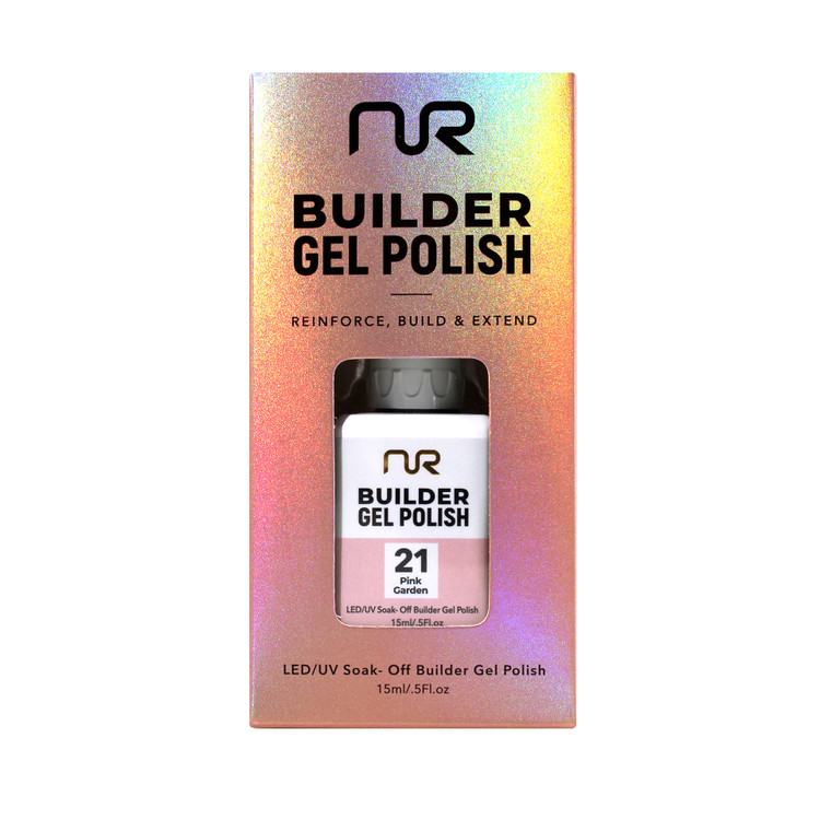 Nurevolution Builder Gel Polish .5oz - 21 Pink Garden