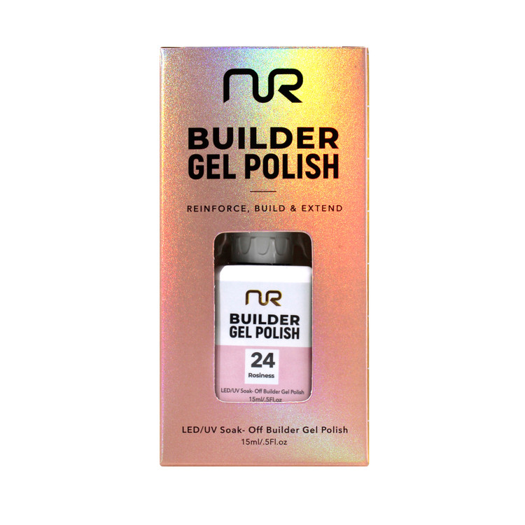 Nurevolution Builder Gel Polish .5oz - 24 Rosiness