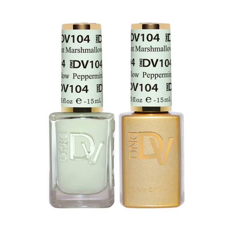 DND Diva Matching Duo, #104 Peppermint Mashmallow 