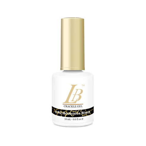 iGel LB Crackle Gel - CR02 Bodacious Black