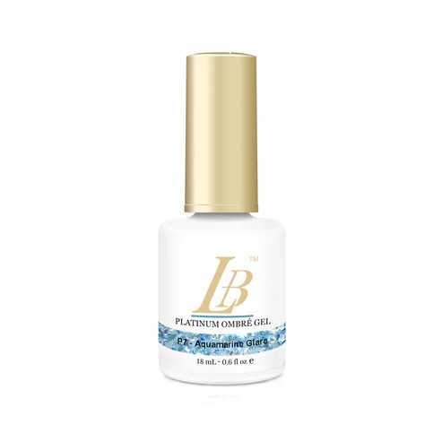 iGel LB Platinum Ombre Gel - PL OM07 Aquamarine Glare 