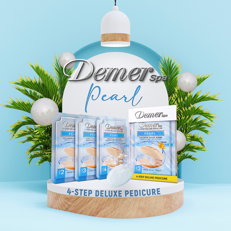 Demer 4-Step Pedicure Case/60, Pearl