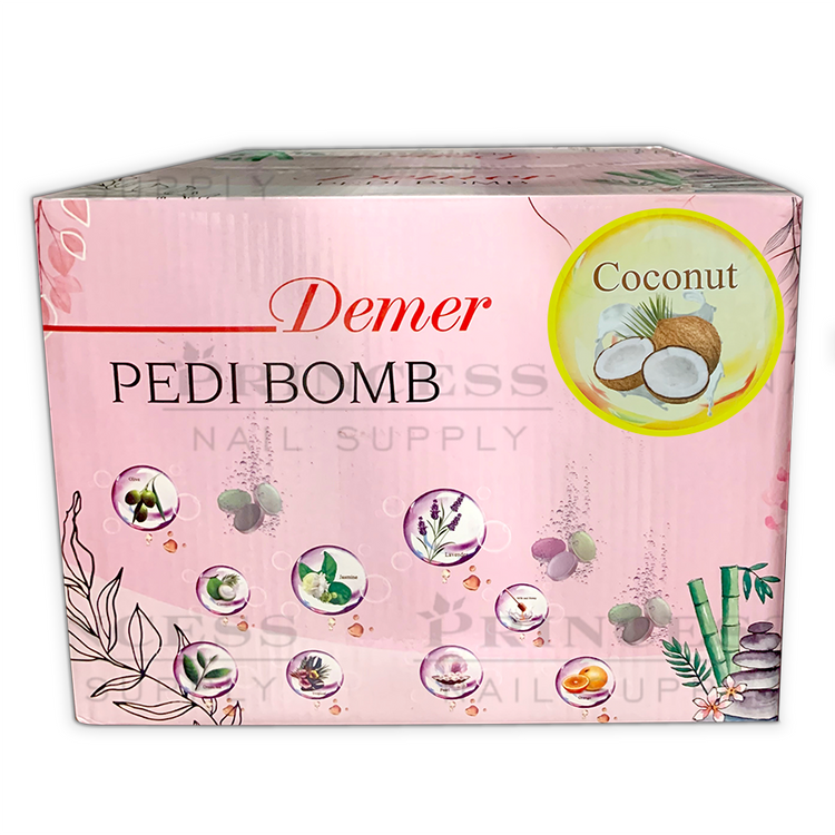 Demer Spa Pedi Bomb Case/400, Coconut