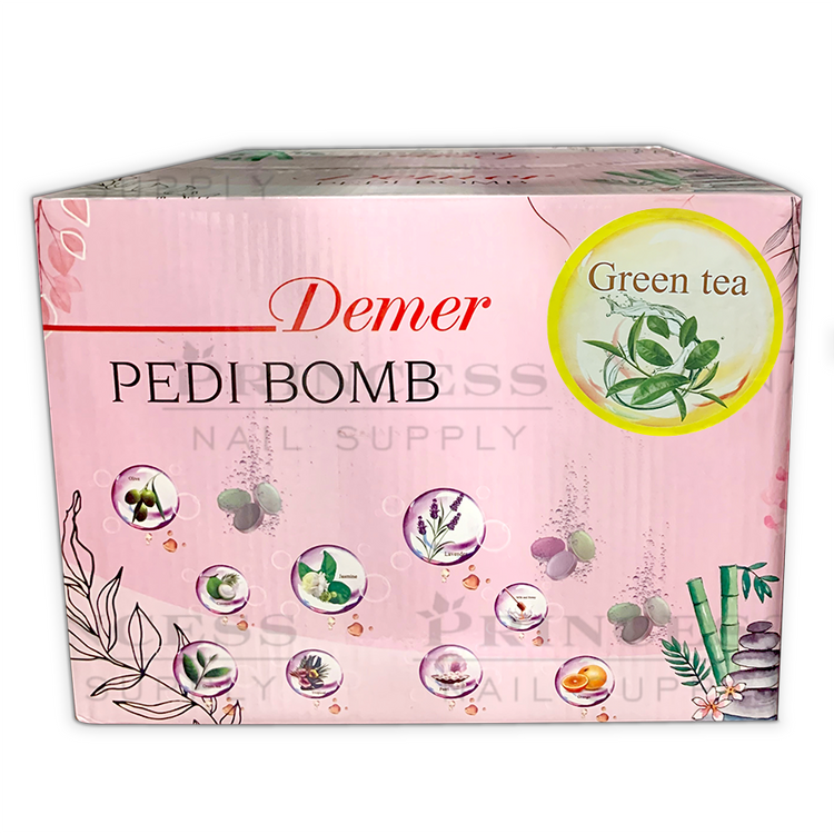 Demer Spa Pedi Bomb Case/400, Green Tea