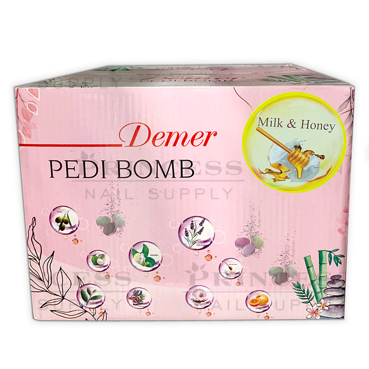 Demer Spa Pedi Bomb Case/400, Milk & Honey