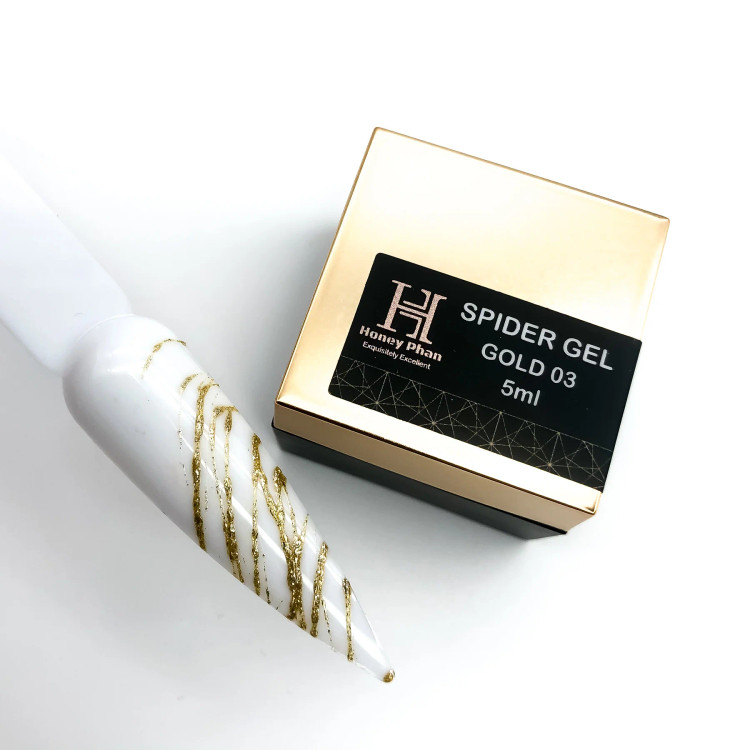 Honey Nail Secret Spider Gel  - Gold