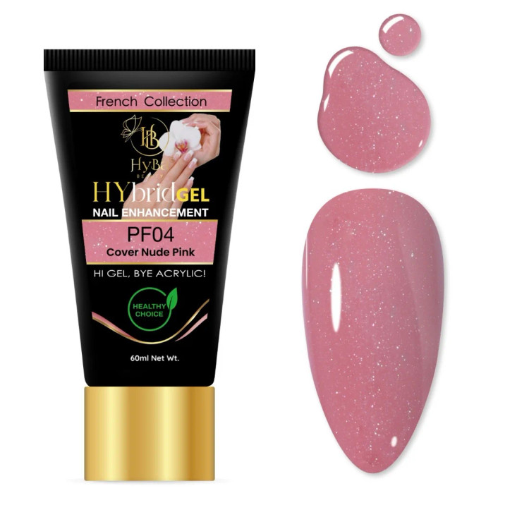 HyBa Hybrid Gel 2oz - HyGEL PF04 Cover Nude Pink
