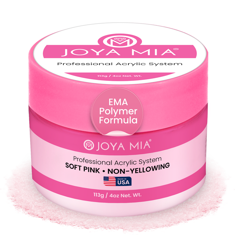 Joya Mia Acrylic Powder 4oz - Soft Pink