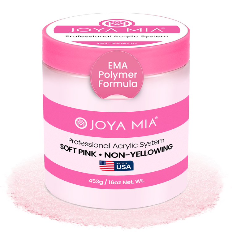 Joya Mia Acrylic Powder 16oz - Soft Pink
