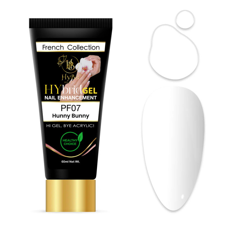HyBa Hybrid Gel 2oz - HyGEL PF07 - Hunny Bunny White 