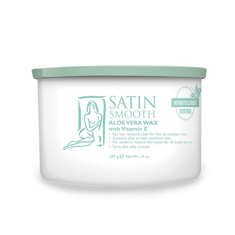 Satin Smooth Case/12, Aloe Vera wax 14oz