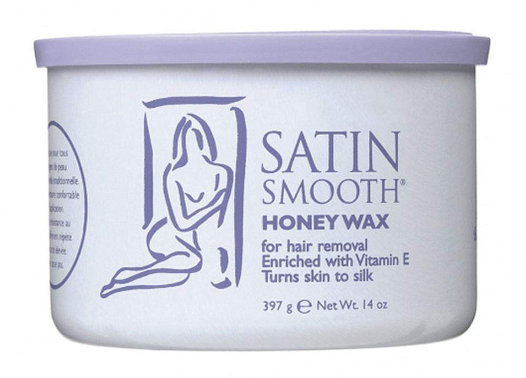 Satin Smooth Case/12, Honey Wax with Vitamin E 14oz