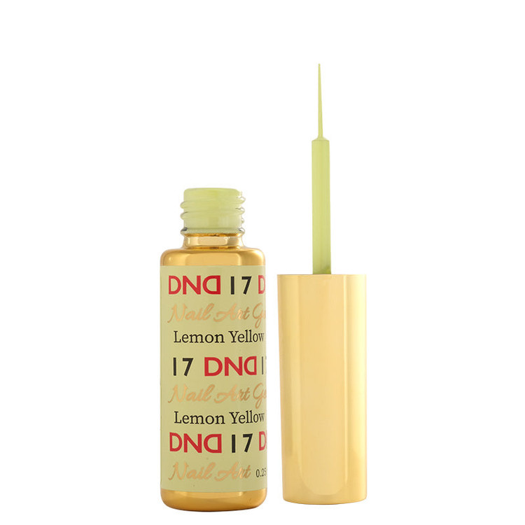 DND Gel Art Liner, #17 Classic Lemon Yellow