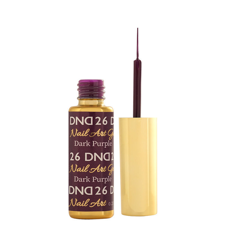 DND Gel Art Liner, #26 Classic Dark Purple