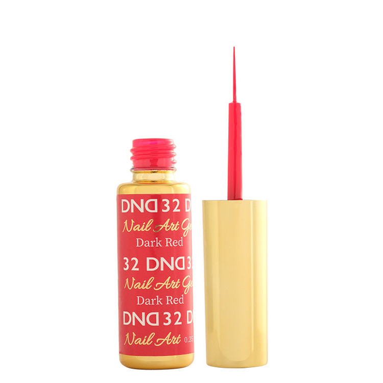 DND Gel Art Liner, #32 Classic Dark Red