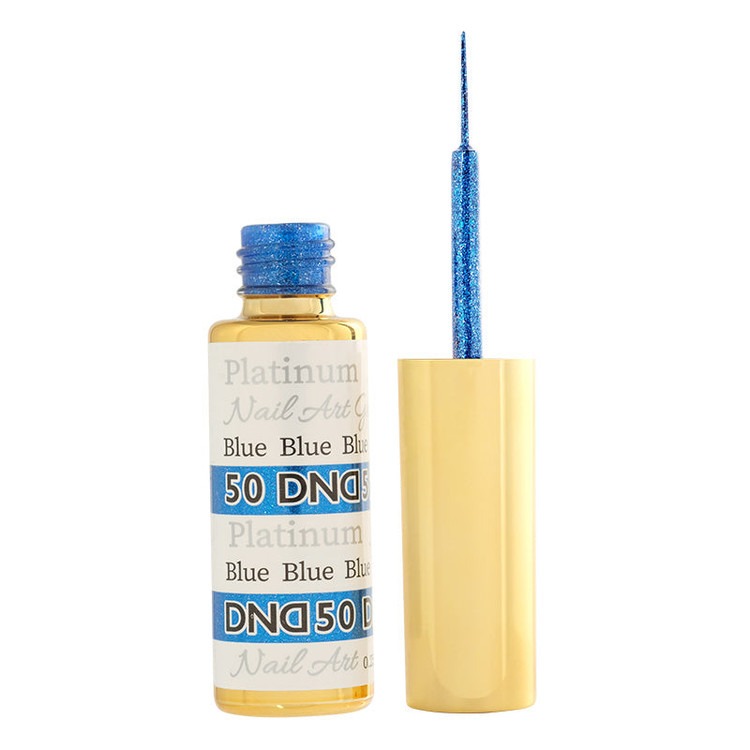 DND Gel Art Liner, #50 Platinum Blue