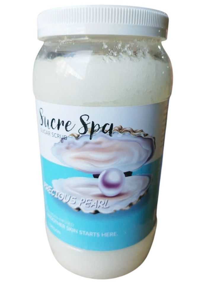 Sucre Spa Sugar Scrub 1 Gallon - Precious Pearl 