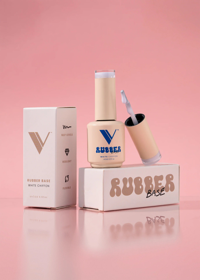 V Beauty Rubber Base - White Chiffon 