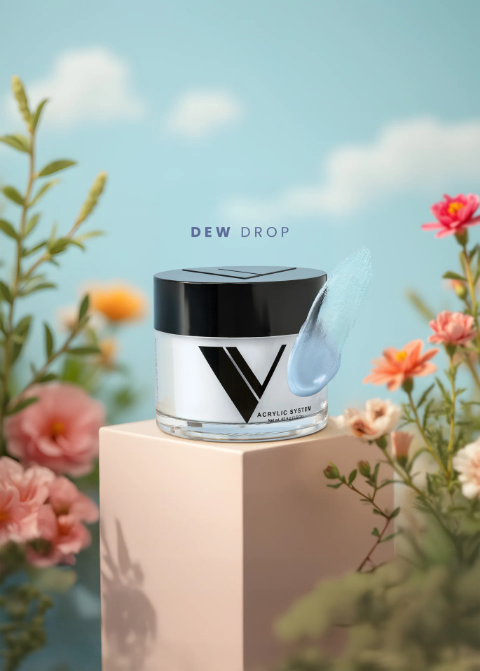 V Beauty Acrylic Powder 1.5oz  - Dew Drop