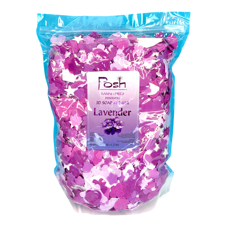 Posh 3D Soap Flower 2lb bag - Lavender