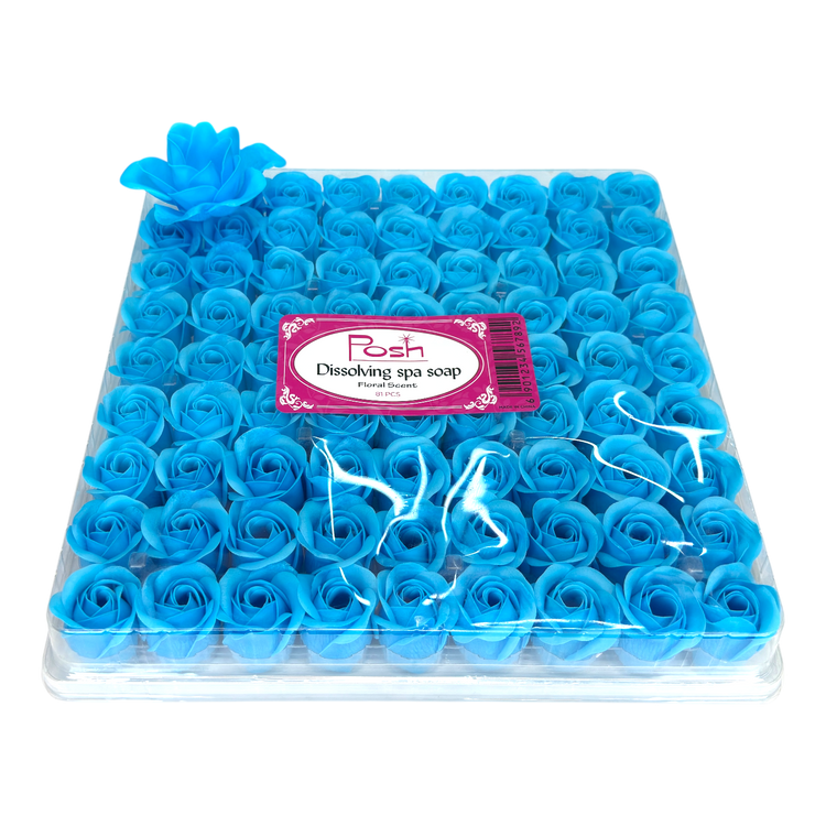 Posh Flower Spa Soap Tray/81 - Blue