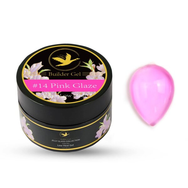  L.U.X Jelly Glass Builder - #14 Pink Glaze 