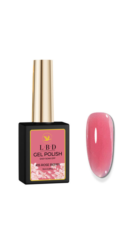 L.U.X-  L.B.D Gel Polish - #15 Rose Berry 