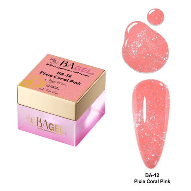 Hyba BA.GEL® Builder Gel System - #BA-12 Pixie Coral Pink 