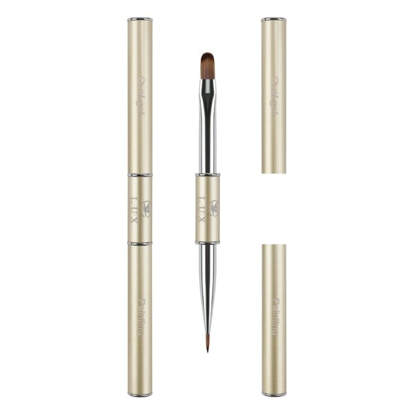 L.U.X Duo Flow Oval Gel & Art Brush 
