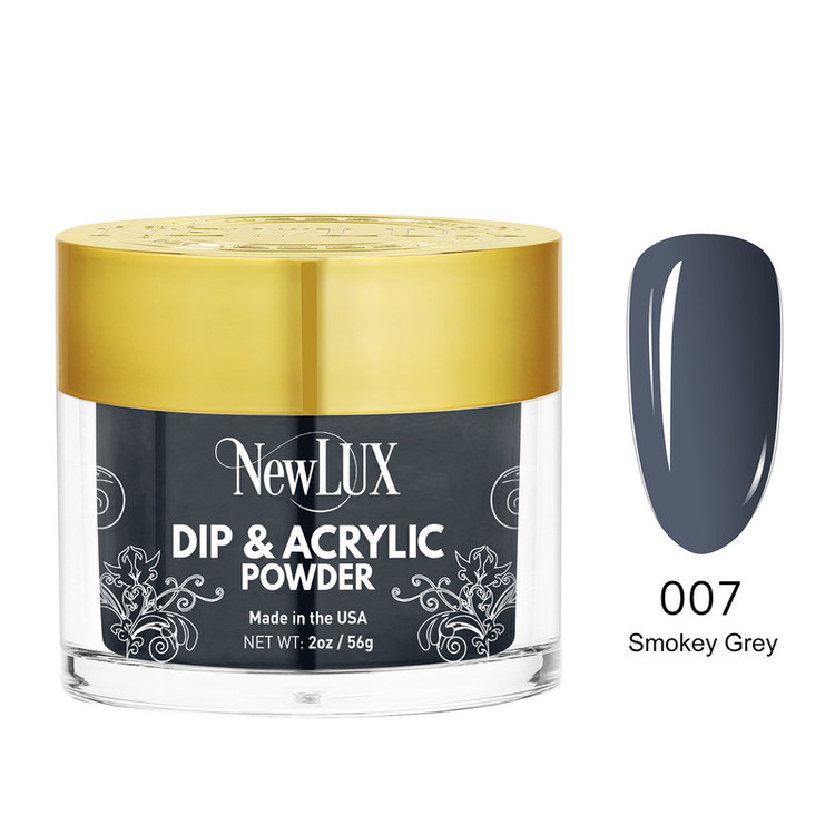 NewLux Dip & Acrylic 2oz - #007 Smokey Grey