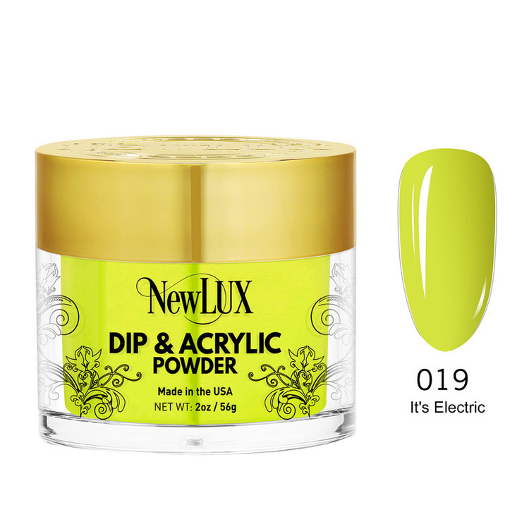 NewLux Dip & Acrylic 2oz - #019 It's Electric