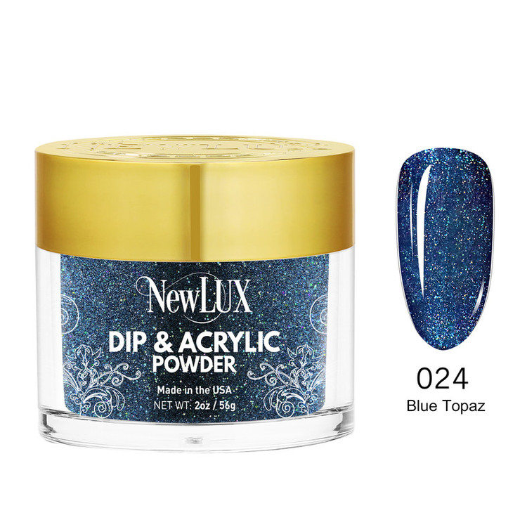 NewLux Dip & Acrylic 2oz - #024 Blue Topaz