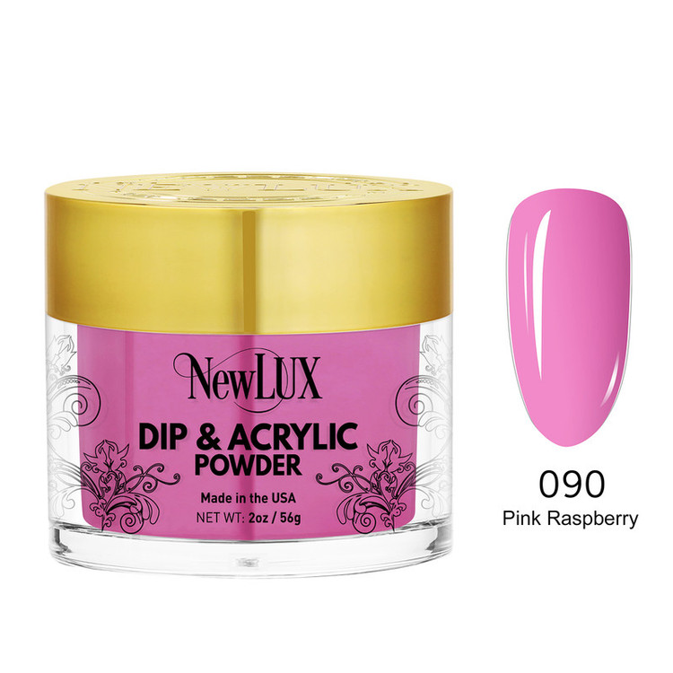 NewLux Dip & Acrylic 2oz - #090 Pink Raspberry