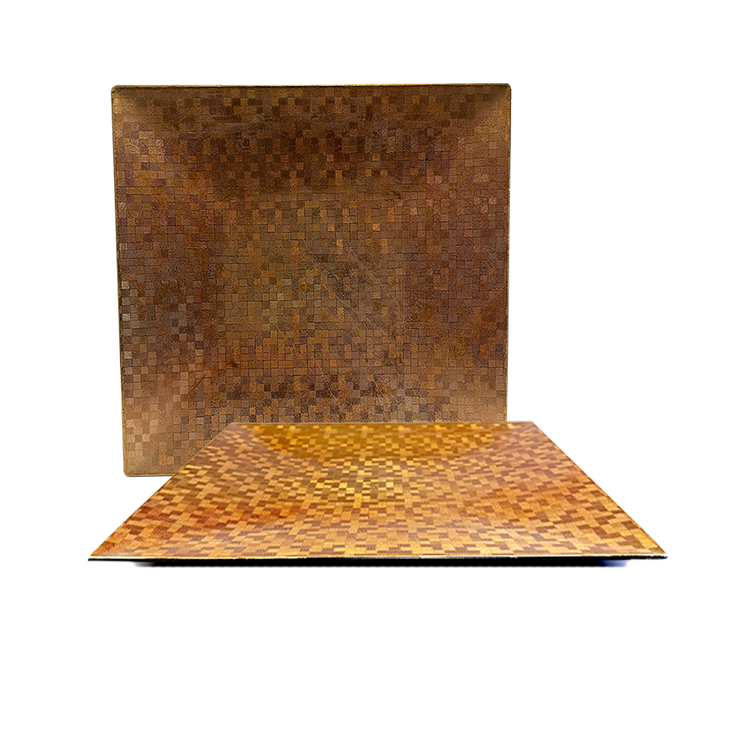 Mythic Plate Gold Square PP-4, Prepacked/10