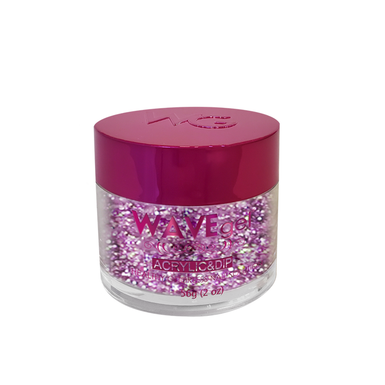 WaveGel Princess Acrylic & Dip, #119 Primerose glitter 