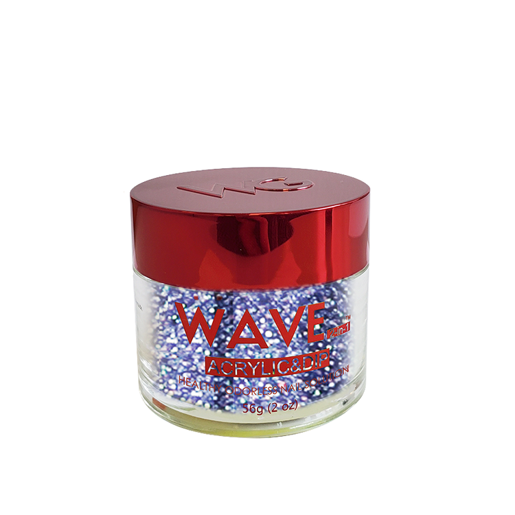 WaveGel Queen Acrylic & Dip, #113 Blue Sparkle 