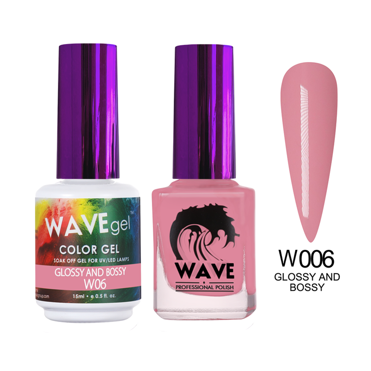 WaveGel Simplicity Duo, #006 Glossy and bossy 