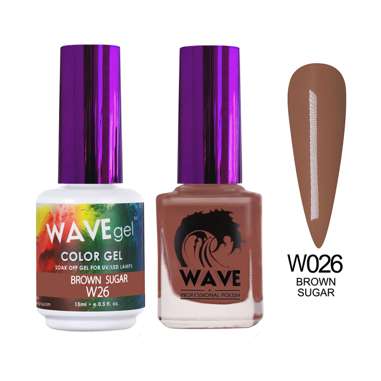 WaveGel Simplicity Duo, #026 Brown Sugar 