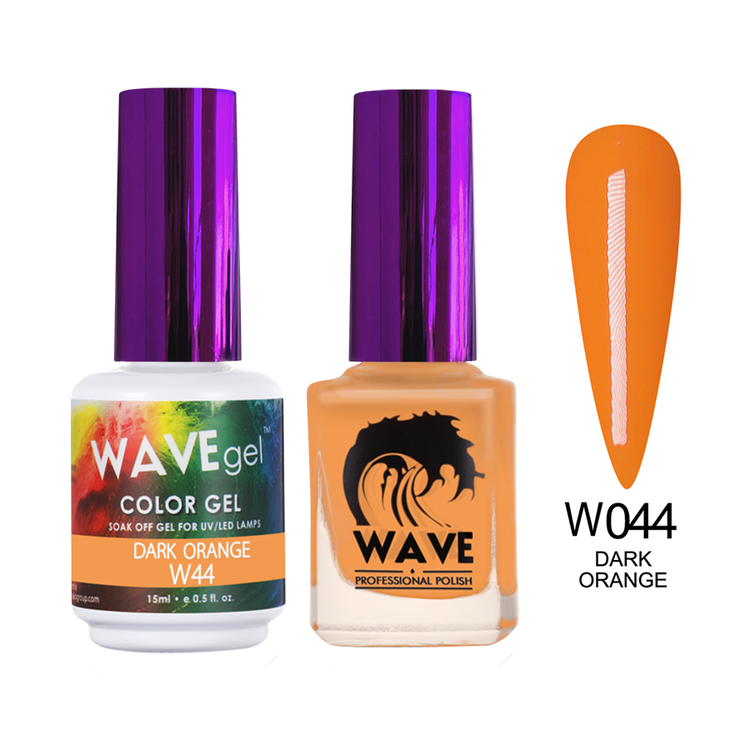 WaveGel Simplicity Duo, #044 Dark Orange