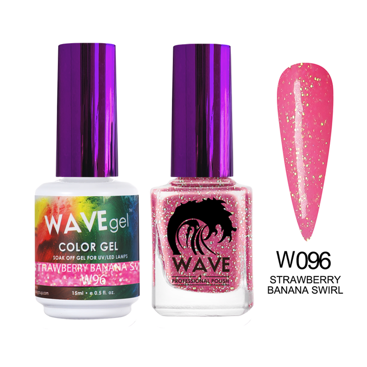 WaveGel Simplicity Duo, #096 Strawberry Banana Swirl 