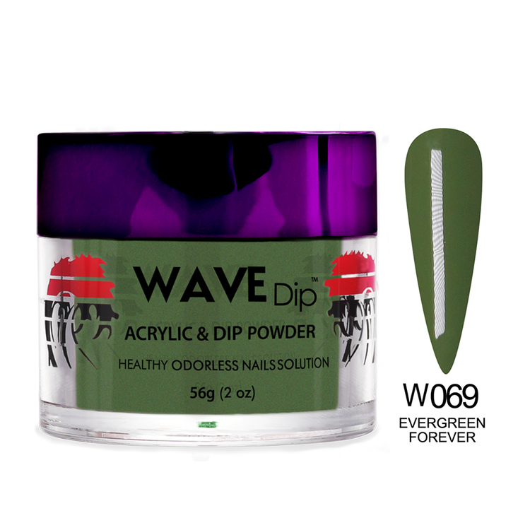 WaveGel Simplicity Dip & Acrylic, #069 Evergreen Forever 