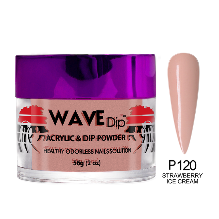 WaveGel Simplicity Dip & Acrylic, #120 Strawberry Ice Cream