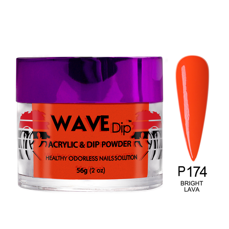 WaveGel Simplicity Dip & Acrylic, #174 Bright Lava 