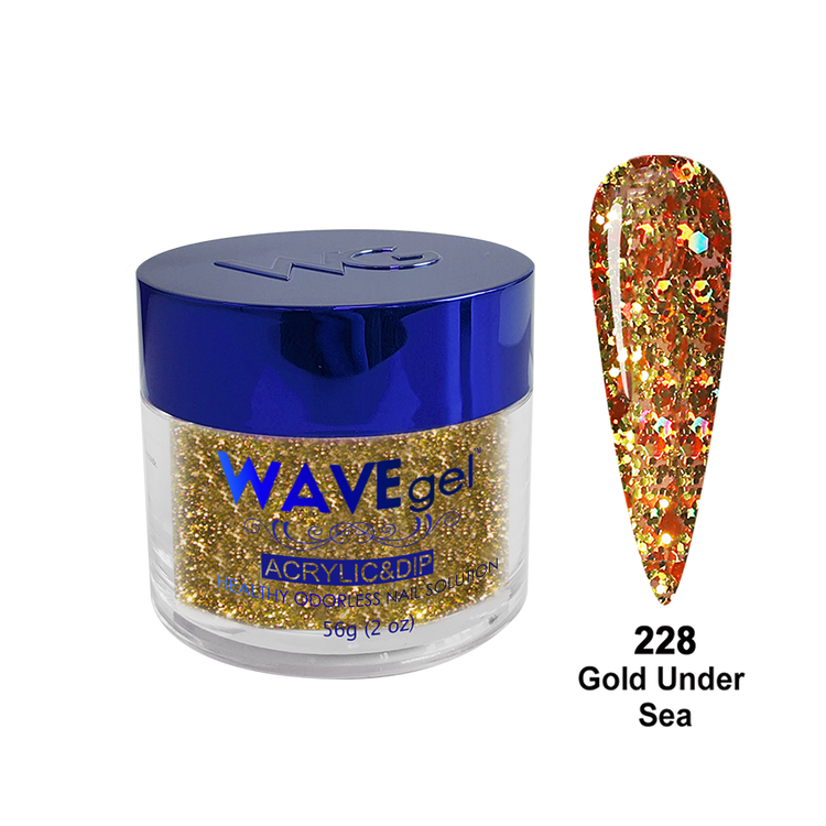 WaveGel Royal Duo, #228 Gold Under Sea