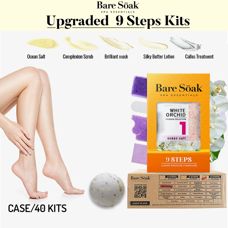 Bare Soak 9in1 Case/40, White Orchid 