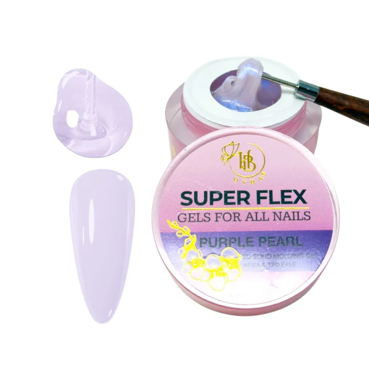 Hyba SUPER FLEX - #7 PURPLE PEARL Molding Gel 30ml