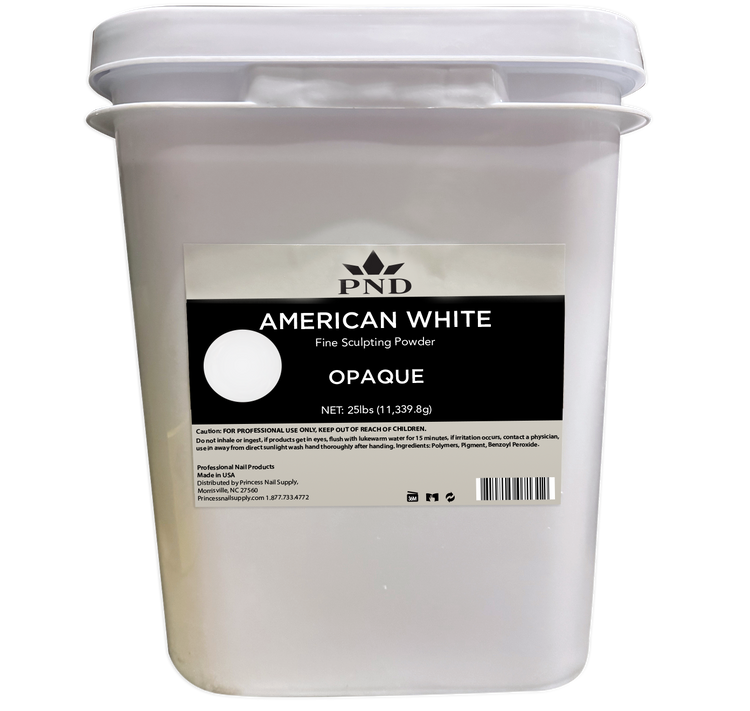 PND Pink & White Acrylic Powder 25lbs, American 
