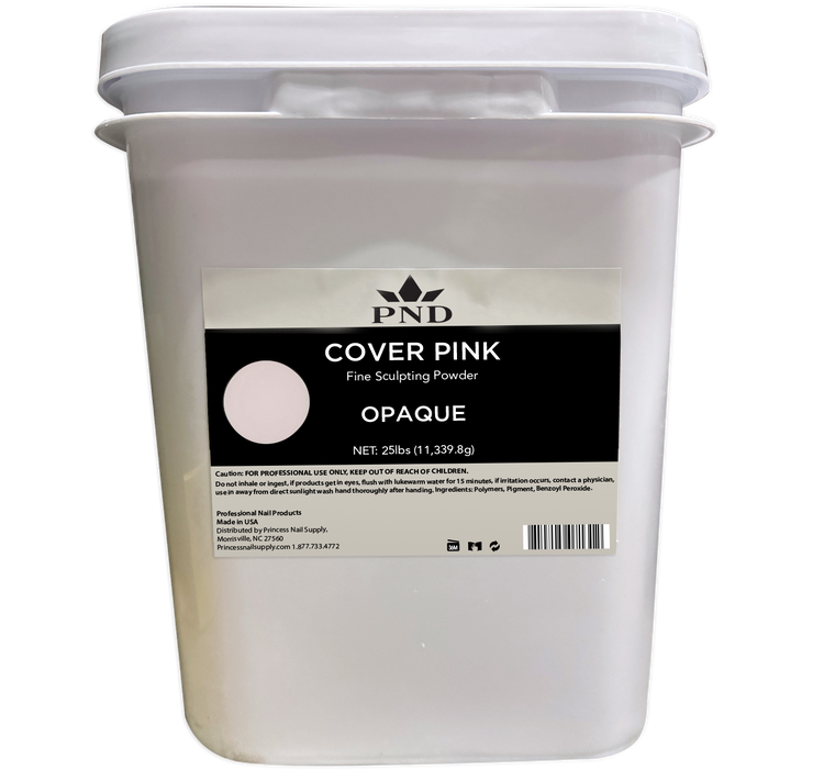 PND Pink & White Acrylic Powder 25lbs, Cover Pink 