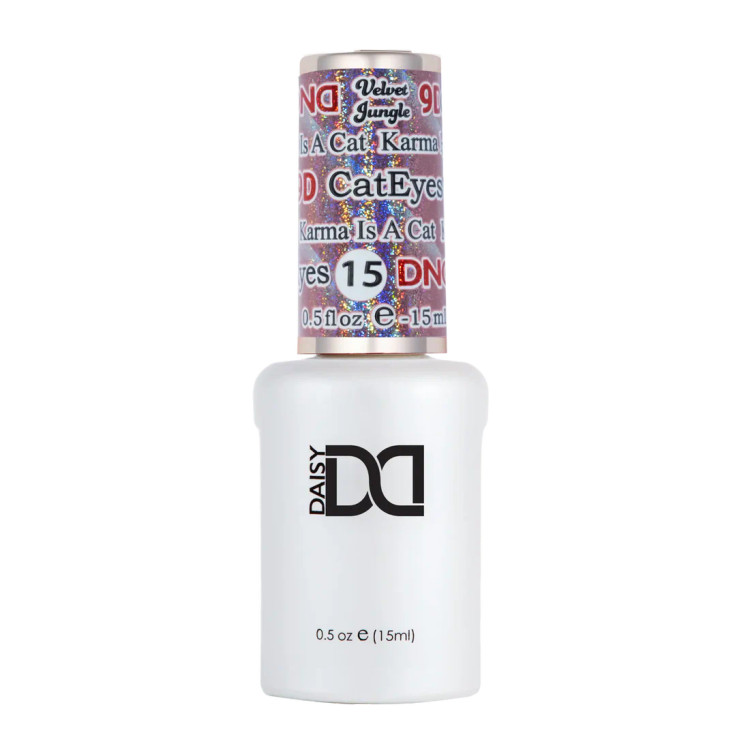 DND Gel Velvet Jungle Cat Eye .5oz, #15 Karma is a Cat 